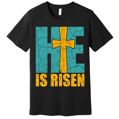 He Is Risen Jesus Christ Christian Premium T-Shirt