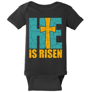 He Is Risen Jesus Christ Christian Baby Bodysuit