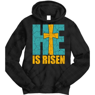 He Is Risen Jesus Christ Christian Tie Dye Hoodie