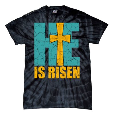 He Is Risen Jesus Christ Christian Tie-Dye T-Shirt