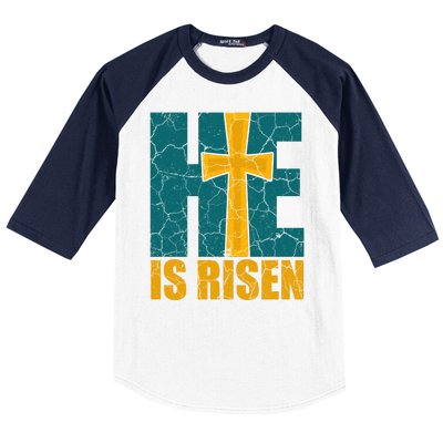 He Is Risen Jesus Christ Christian Baseball Sleeve Shirt