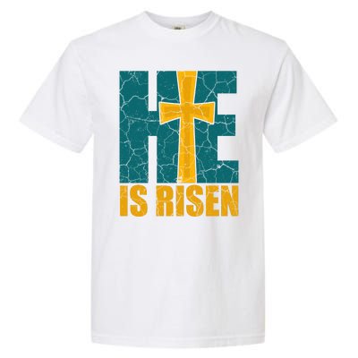 He Is Risen Jesus Christ Christian Garment-Dyed Heavyweight T-Shirt