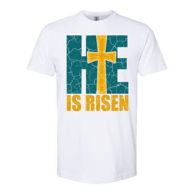 He Is Risen Jesus Christ Christian Softstyle® CVC T-Shirt