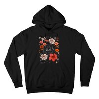 He Is Risen He Is Not Here Easter Day Christian Jesus Floral Hoodie