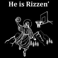 He Is Rizzen Jesus Christ He Has Risen Basketball Dunking Impact Tech Backpack