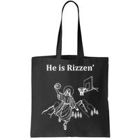 He Is Rizzen Jesus Christ He Has Risen Basketball Dunking Bag