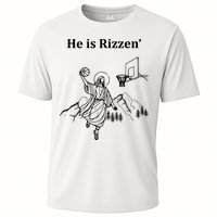 He Is Rizzen Jesus Christ He Has Risen Basketball Dunking Performance Shirt