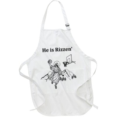 He Is Rizzen Jesus Christ He Has Risen Basketball Dunking Apron