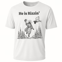 He Is Rizzen Basketball Cooling Performance Crew T-Shirt