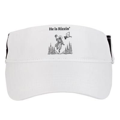 He Is Rizzen Basketball Adult Drive Performance Visor