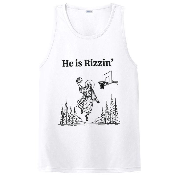 He Is Rizzen Basketball PosiCharge Competitor Tank