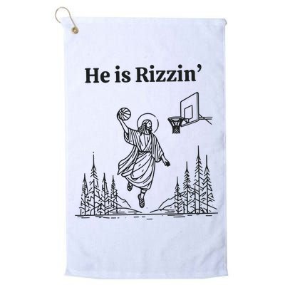 He Is Rizzen Basketball Golf Towel