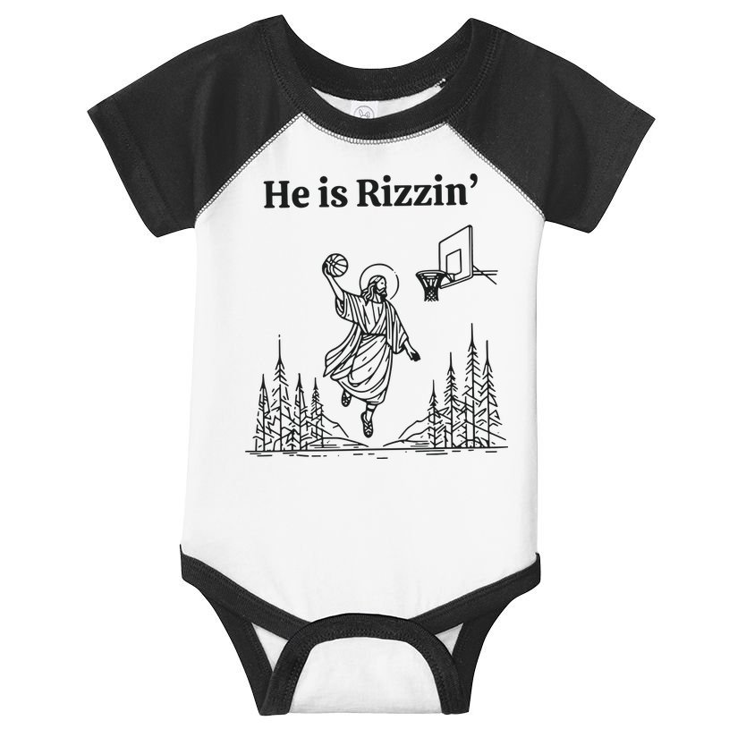 He Is Rizzen Basketball Infant Baby Jersey Bodysuit