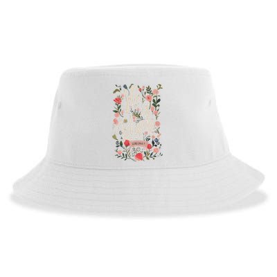 He Is Risen Happy Easter Spring Jesus Christian Wildflower Sweatshirt Sustainable Bucket Hat