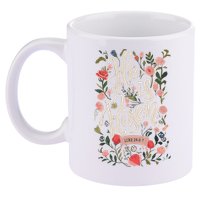 He Is Risen Happy Easter Spring Jesus Christian Wildflower Sweatshirt 11oz C Handle Ceramic Mug