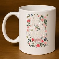 He Is Risen Happy Easter Spring Jesus Christian Wildflower Sweatshirt 11oz C Handle Ceramic Mug