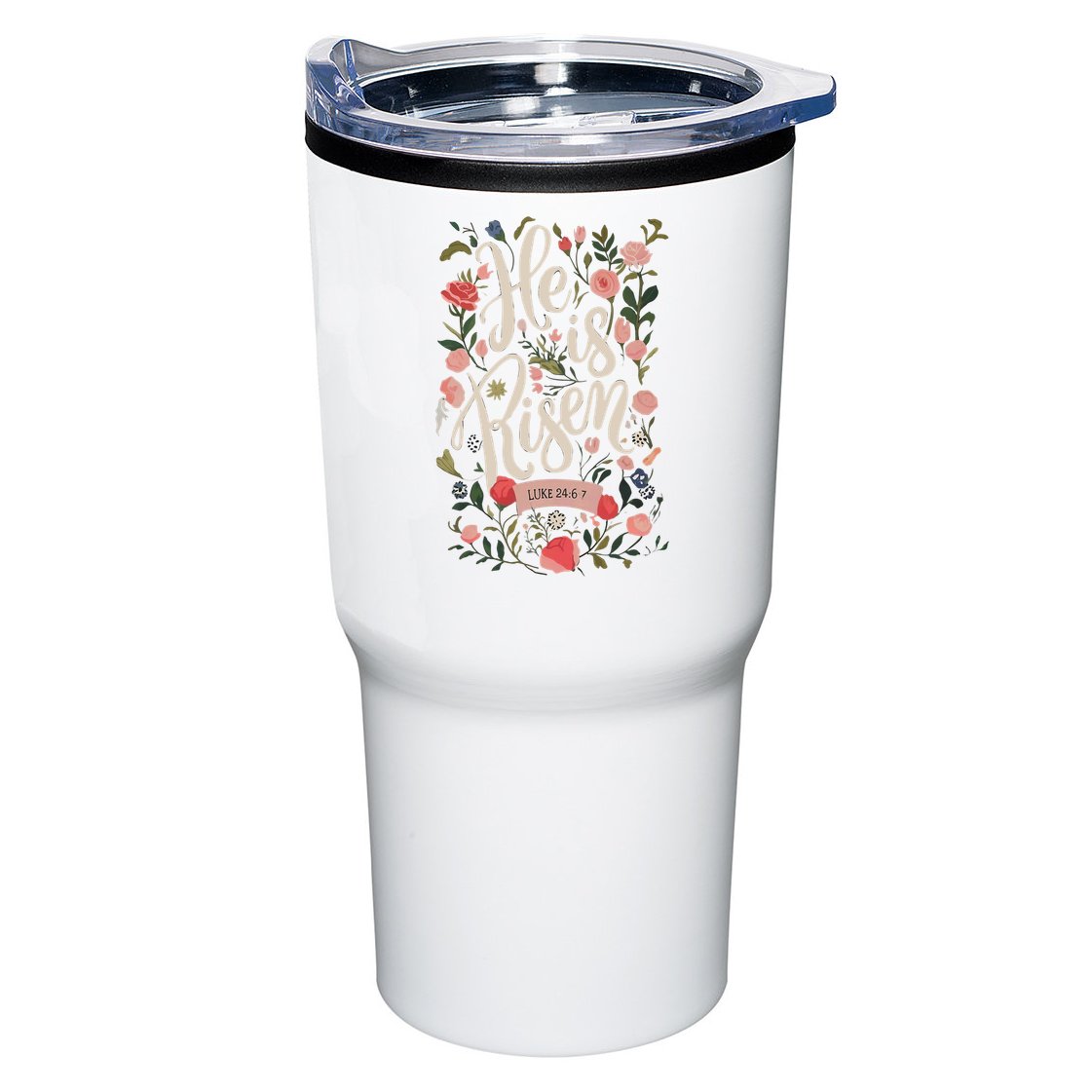 He Is Risen Happy Easter Spring Jesus Christian Wildflower Sweatshirt Tumbler