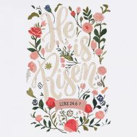 He Is Risen Happy Easter Spring Jesus Christian Wildflower Sweatshirt Tumbler