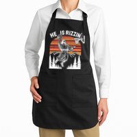 He Is Rizzin Easter Jesus Christian Basketball Apron