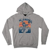 He Is Rizzin Easter Jesus Christian Basketball Hoodie