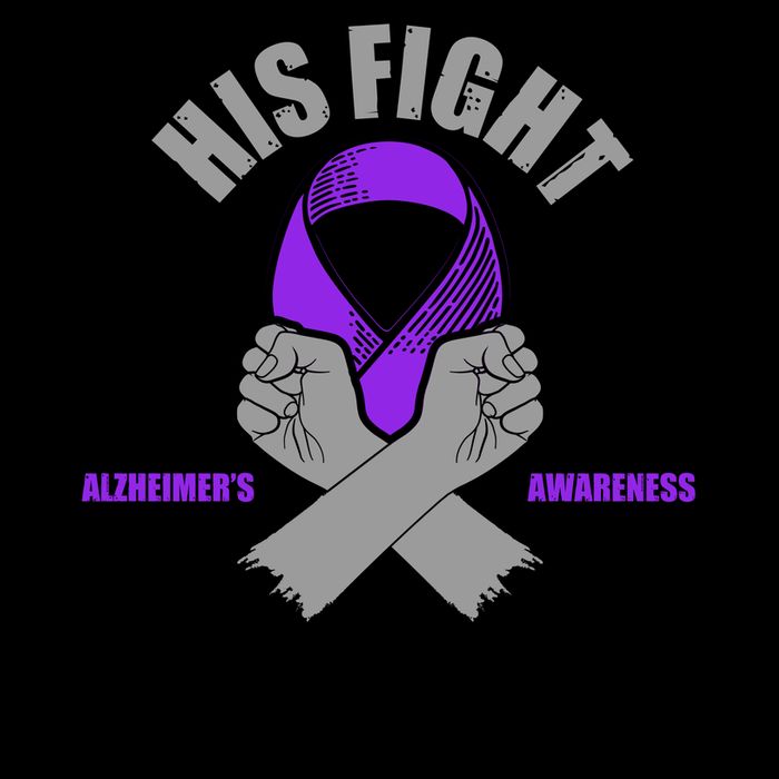 His Fight Is My Fight Alzheimer's Awareness Mug