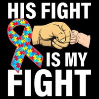 His Fight Is My Fight Autism Awareness City Backpack