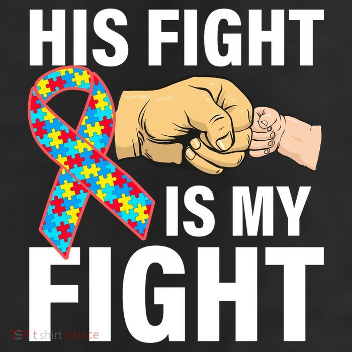 His Fight Is My Fight Autism Awareness Trucker Hat
