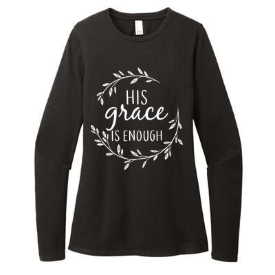 His Grace Is Enough Womens CVC Long Sleeve Shirt