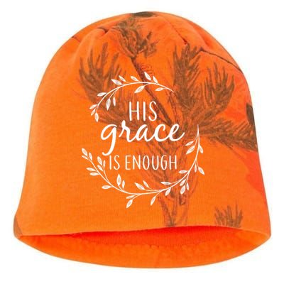 His Grace Is Enough Kati - Camo Knit Beanie