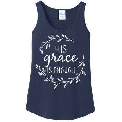 His Grace Is Enough Ladies Essential Tank