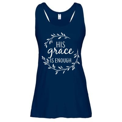 His Grace Is Enough Ladies Essential Flowy Tank