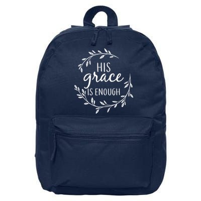 His Grace Is Enough 16 in Basic Backpack