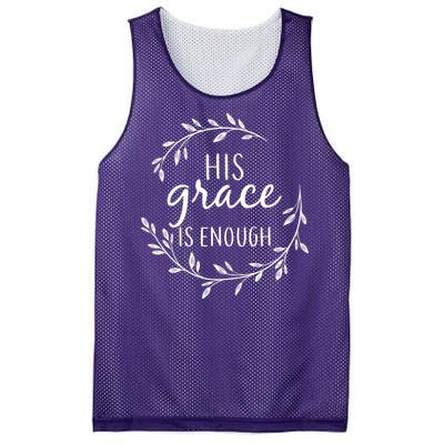 His Grace Is Enough Mesh Reversible Basketball Jersey Tank