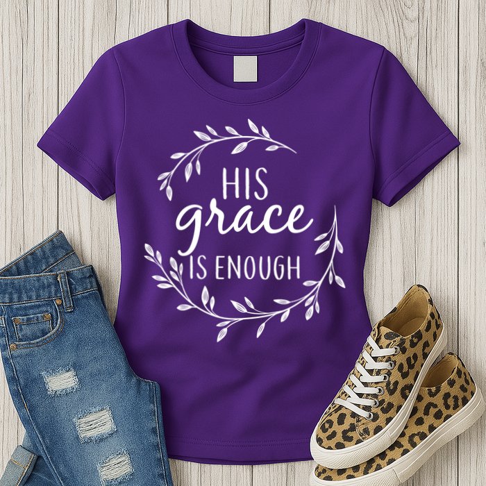 His Grace Is Enough Womens T-Shirt