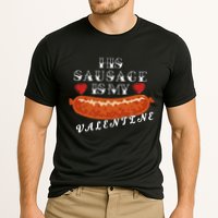 HIs Sausage Is My Valentine Dirty Offensive  Cooling Performance Crew T-Shirt