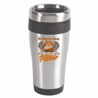 His Wings Were Ready But My Heart Was Not In Memory of My Father 16oz Travel Tumbler