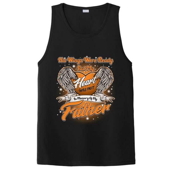 His Wings Were Ready But My Heart Was Not In Memory of My Father PosiCharge Competitor Tank