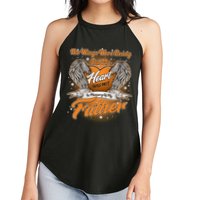 His Wings Were Ready But My Heart Was Not In Memory of My Father Women's Perfect Tri Rocker Tank