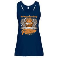 His Wings Were Ready But My Heart Was Not In Memory of My Father Ladies Essential Flowy Tank