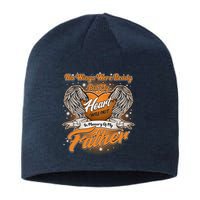 His Wings Were Ready But My Heart Was Not In Memory of My Father Sustainable Beanie