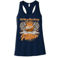 His Wings Were Ready But My Heart Was Not In Memory of My Father Womens Tank Top