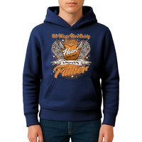 His Wings Were Ready But My Heart Was Not In Memory of My Father Kids Hoodie