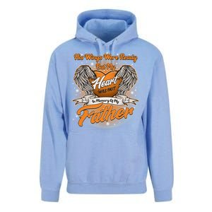 His Wings Were Ready But My Heart Was Not In Memory of My Father Unisex Surf Hoodie