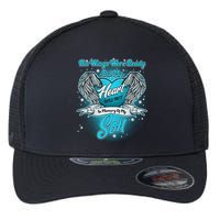 His Wings Were Ready But My Heart Was Not In Memory of My Son Flexfit Unipanel Trucker Cap
