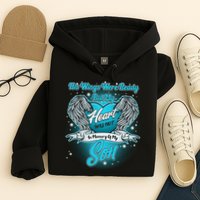 His Wings Were Ready But My Heart Was Not In Memory of My Son Hoodie