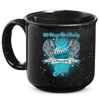 His Wings Were Ready But My Heart Was Not In Memory of My Son 15oz Campfire Ceramic Mug