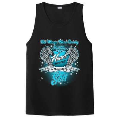 His Wings Were Ready But My Heart Was Not In Memory of My Son PosiCharge Competitor Tank