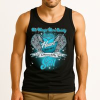 His Wings Were Ready But My Heart Was Not In Memory of My Son Tank Top