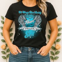 His Wings Were Ready But My Heart Was Not In Memory of My Son Women's T-Shirt