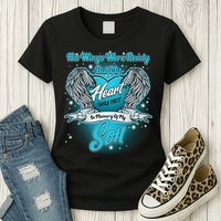 His Wings Were Ready But My Heart Was Not In Memory of My Son Women's T-Shirt
